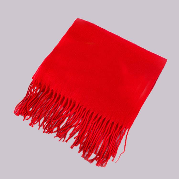 YWSX SX-GB 加厚针织红围巾